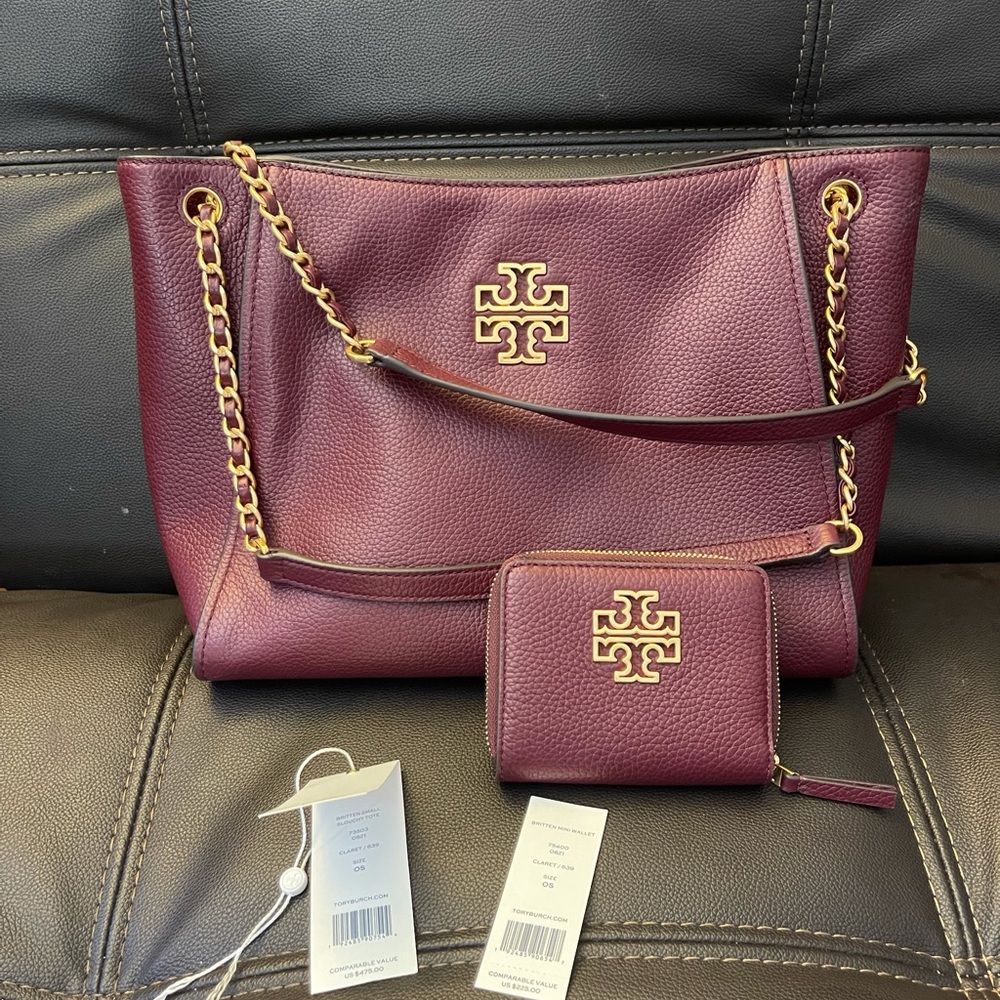 Tory Burch Britten with matching wallet